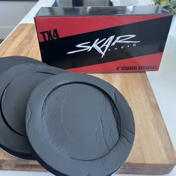  + Skar Audio TX4 4" 120W 2-Way Elite Car Speakers + Sound Deadening Foam