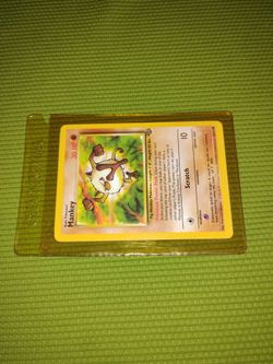 Near Mint 1999 Pokémon - Monkey Game Card - 55/64
