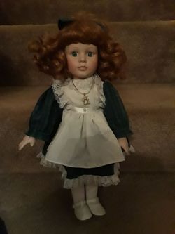 15" Tall Geppeddo Porcelain Doll
