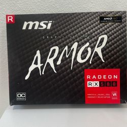 MSI Radeon 580  8GB Graphics Card And Cable Kit 