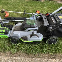 Ego Mower/blower/edger/hedger And Husqvarna Wacker Complete Lawn care Set!