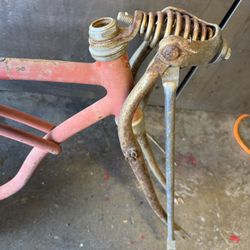 Original Schwinn Stingray Krate Frame Springer Forks Crank
