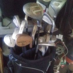 Golf Clubs w/ Bag