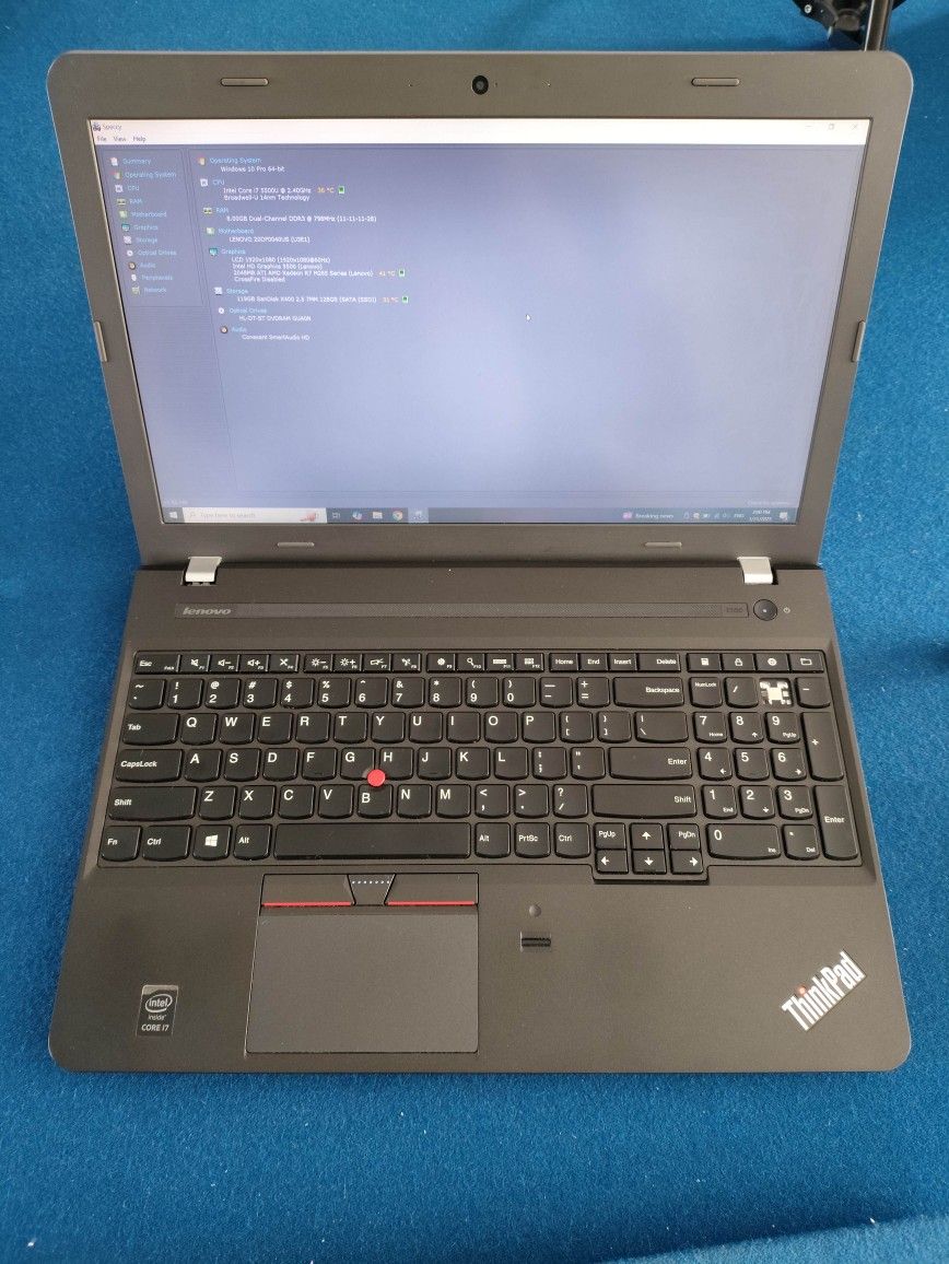 Lenovo Laptop Thinkpad E550 I7 5500u 
