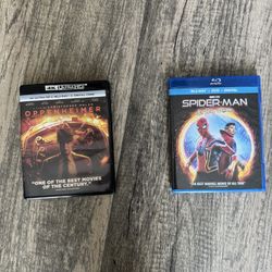 Oppenheimer & Spiderman: No Way Home Blu-ray 