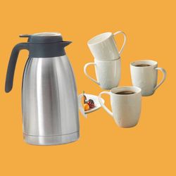 Jarra y set de tazas princess house