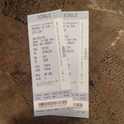 Annie Broadway Tickets 