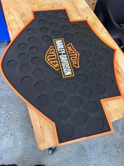 Harley poker chip board with out LED LIGHTS