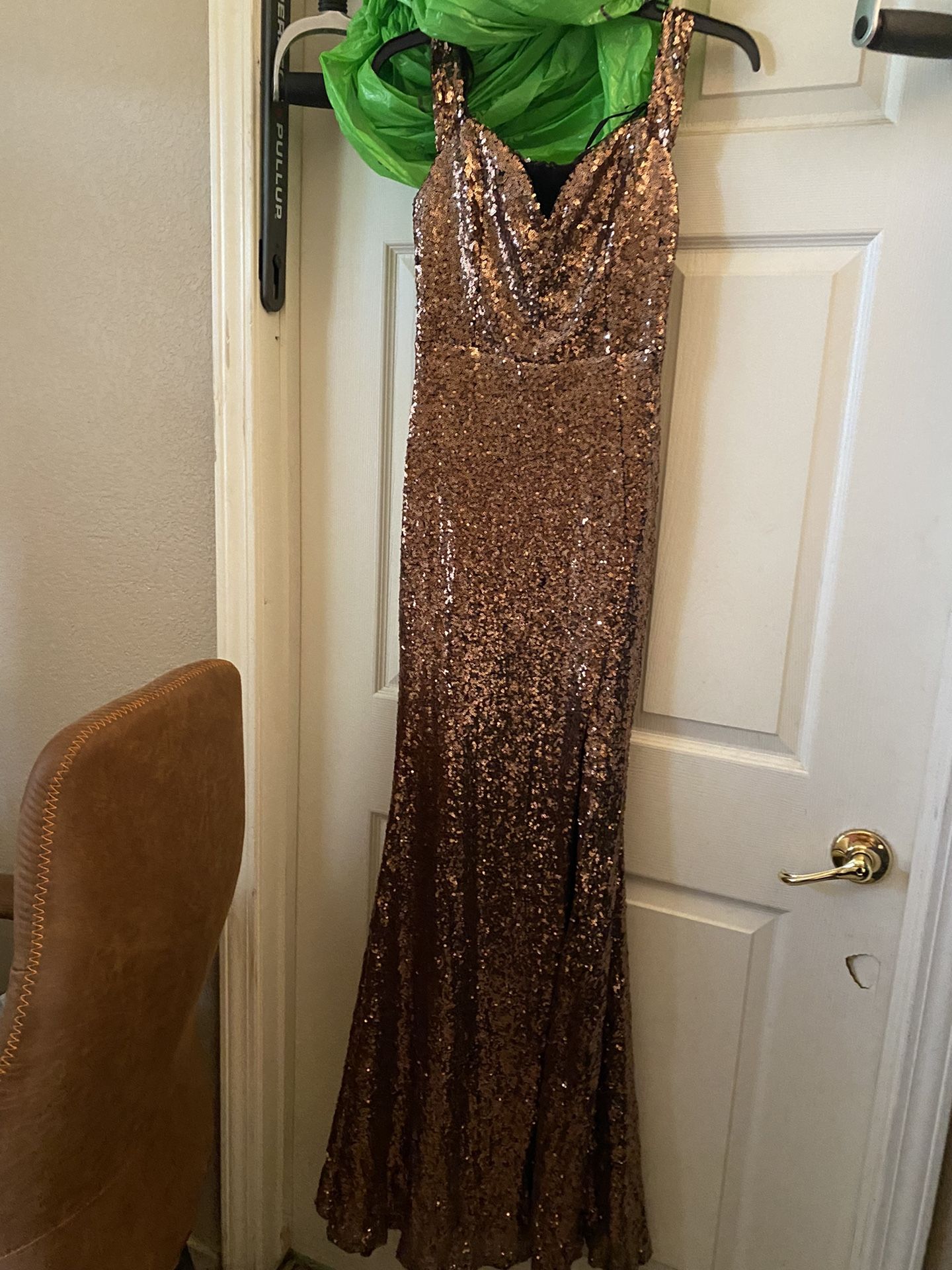 Beautiful Long Fitted But Flowy Dress