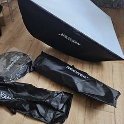 two softbox umbrella 