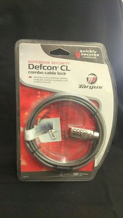 Notebook, Desktop Computer or Monitor Security Cable Lock.