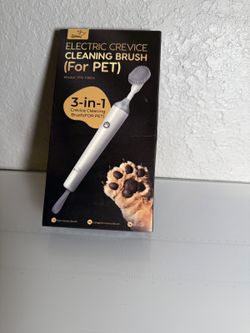 PalNests Electric Pet Cleaning Brush 3-in-1 Grooming Crevice Cleaner PN-CB04