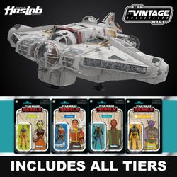 Star Wars HasLab TVC The Ghost Vehicle Ship with 4 Figures - NEW & SEALED