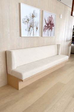 Custom-Made Designer Dining Banquette – 102”