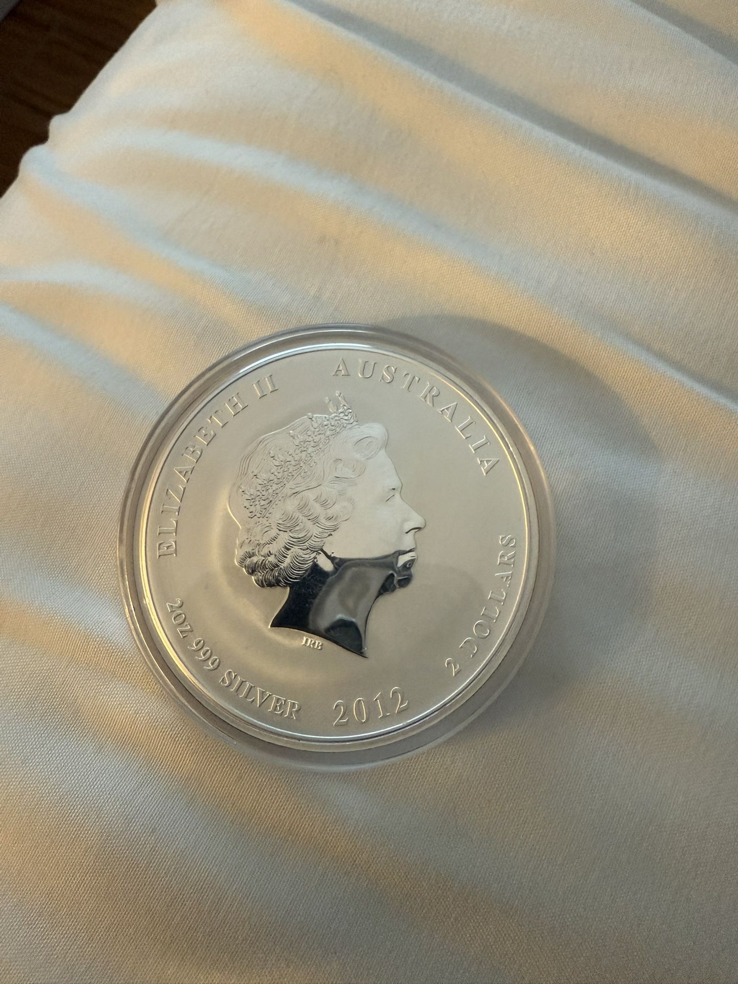 2012 2 Oz Silver Year Of The Dragon