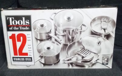 Tools of the trade 12 stainless steel cookware