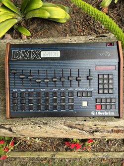 Oberheim DMX 8-Voice Drum Machine 1981 - Blue with Wood Sides (MIDI)