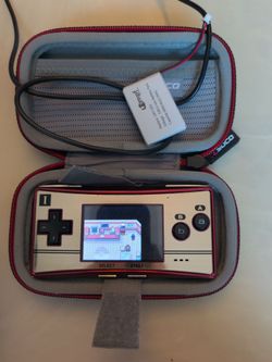 GBA micro with case.