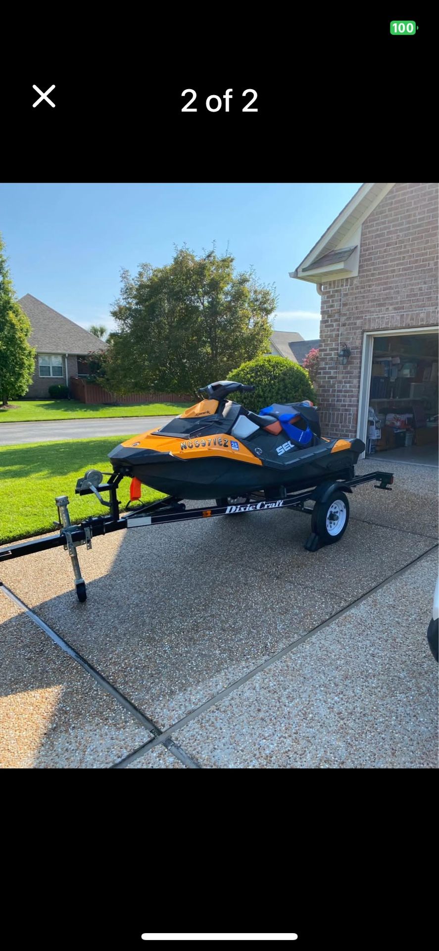 2014 Seadoo Spark 3up