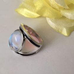 Moonstone Ring, Size 7