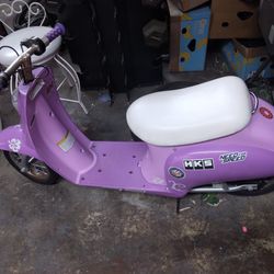 Girls 24 Volt Ride On Electric Scooter 