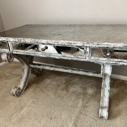 Mirror desk And Mirror File Cabinet 