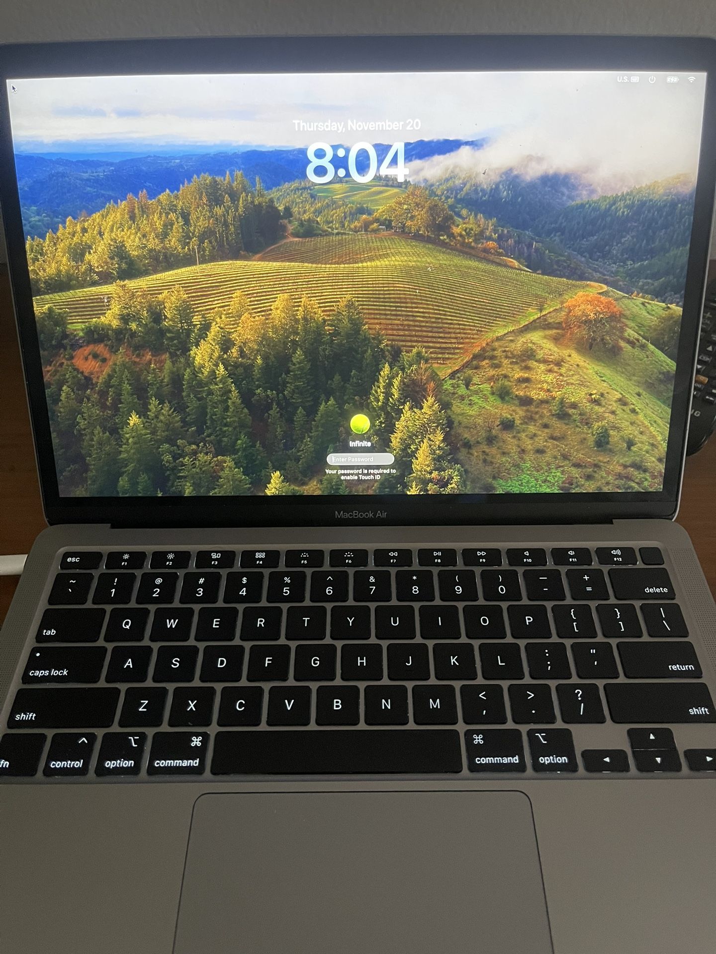 2020 MacBook Air M1 Chip 13-Inch Retina 16GB Ram 500GB SSD Storage