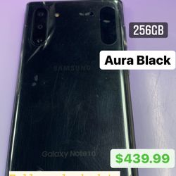 Samsung Galaxy Note 10 256GB Aura Black Fully Unlocked 