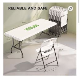 Table and chairs