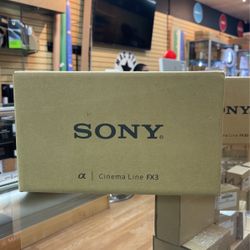 Sony FX3 Cinema Camera