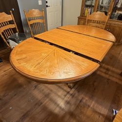 Dining Table W/6 Chairs & China Hutch