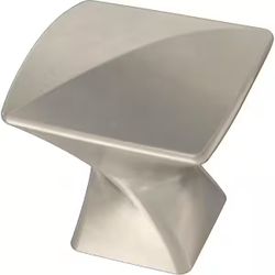 Liberty Modern Twist Cabinet Knob Satin Nickel, 11 Available 