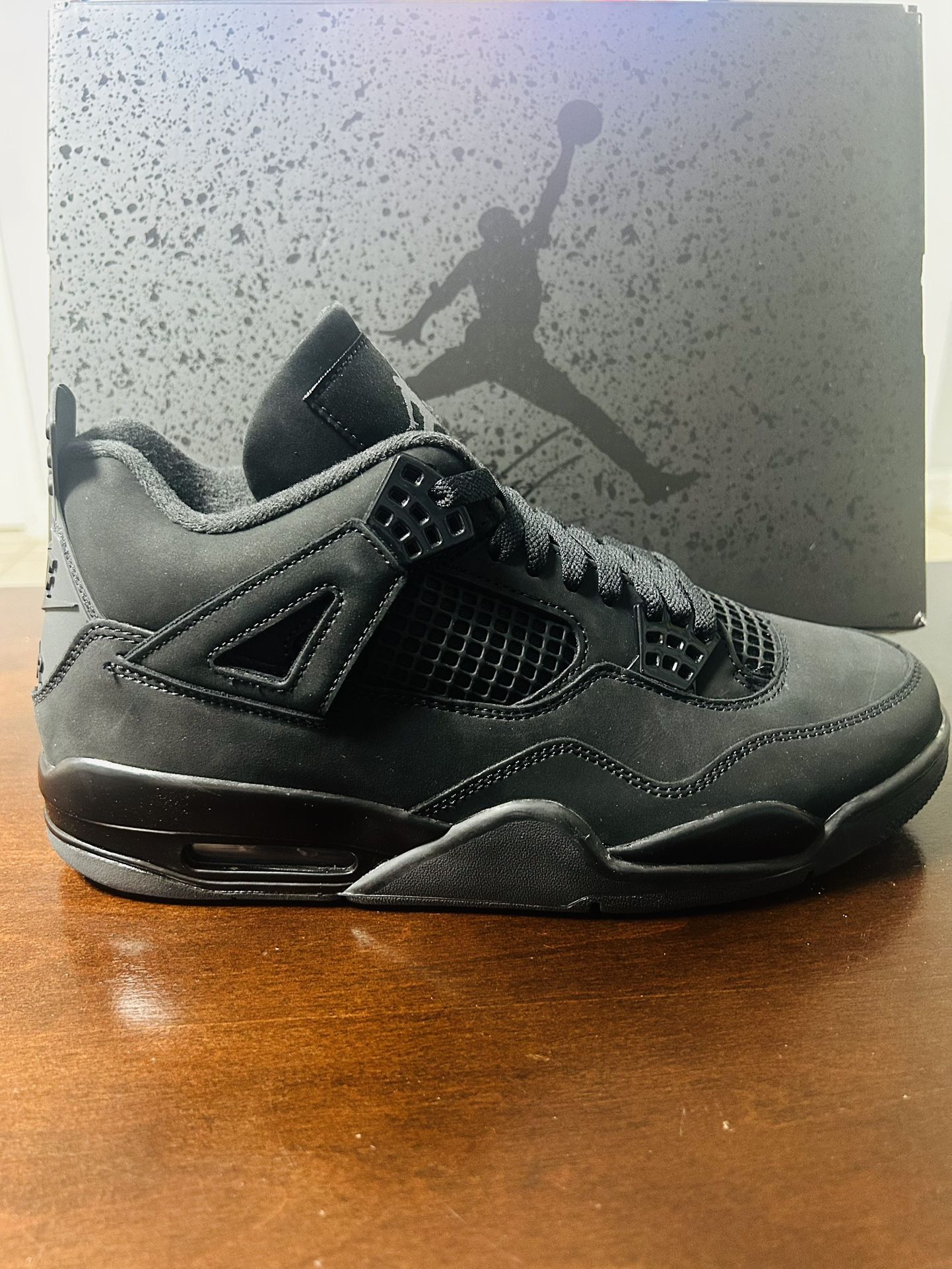 Jordan 4 Black Cat Size 10 Brand New