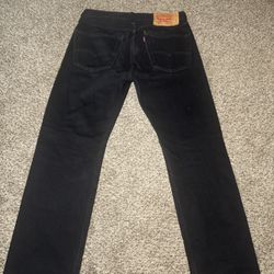Black Levi 501s 