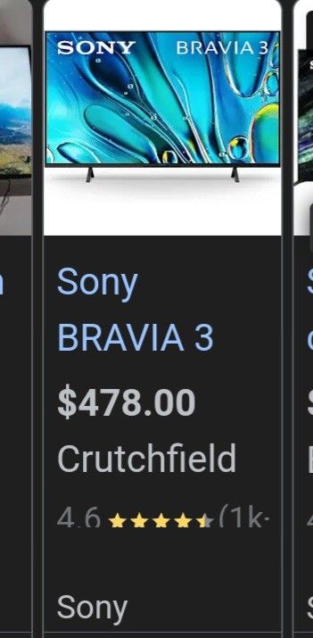 Sony Kdl-55hx800 3D Ready TV
