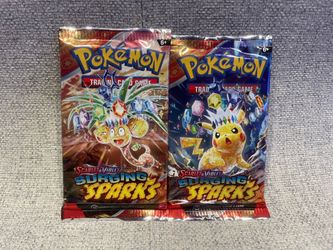 Pokémon Surging Sparks Booster Packs Sealed Lot 🔥⚡ Pikachu Art
