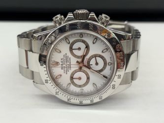 Rolex Cosmograph Daytona 116520 White Dial Stainless Steel Automatic 40mm Watch