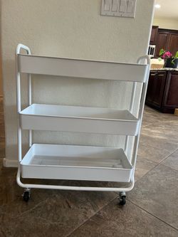 Metal utility cart