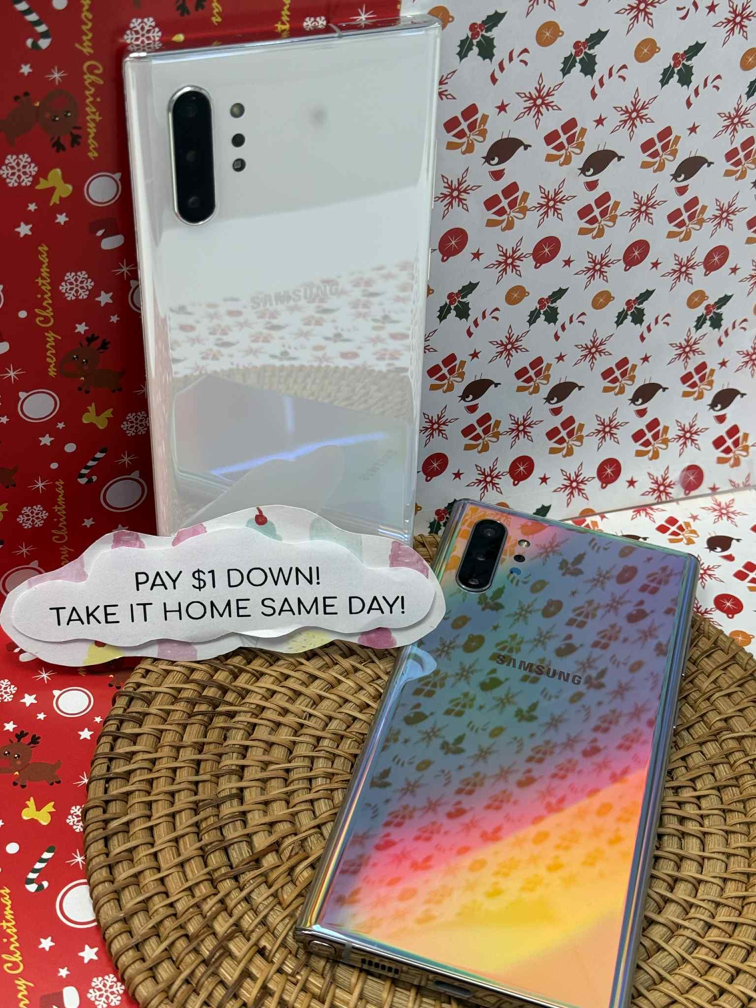 Samsung Galaxy Note 10 Plus - Pay $5 DOWN AVAILABLE - NO CREDIT NEEDED