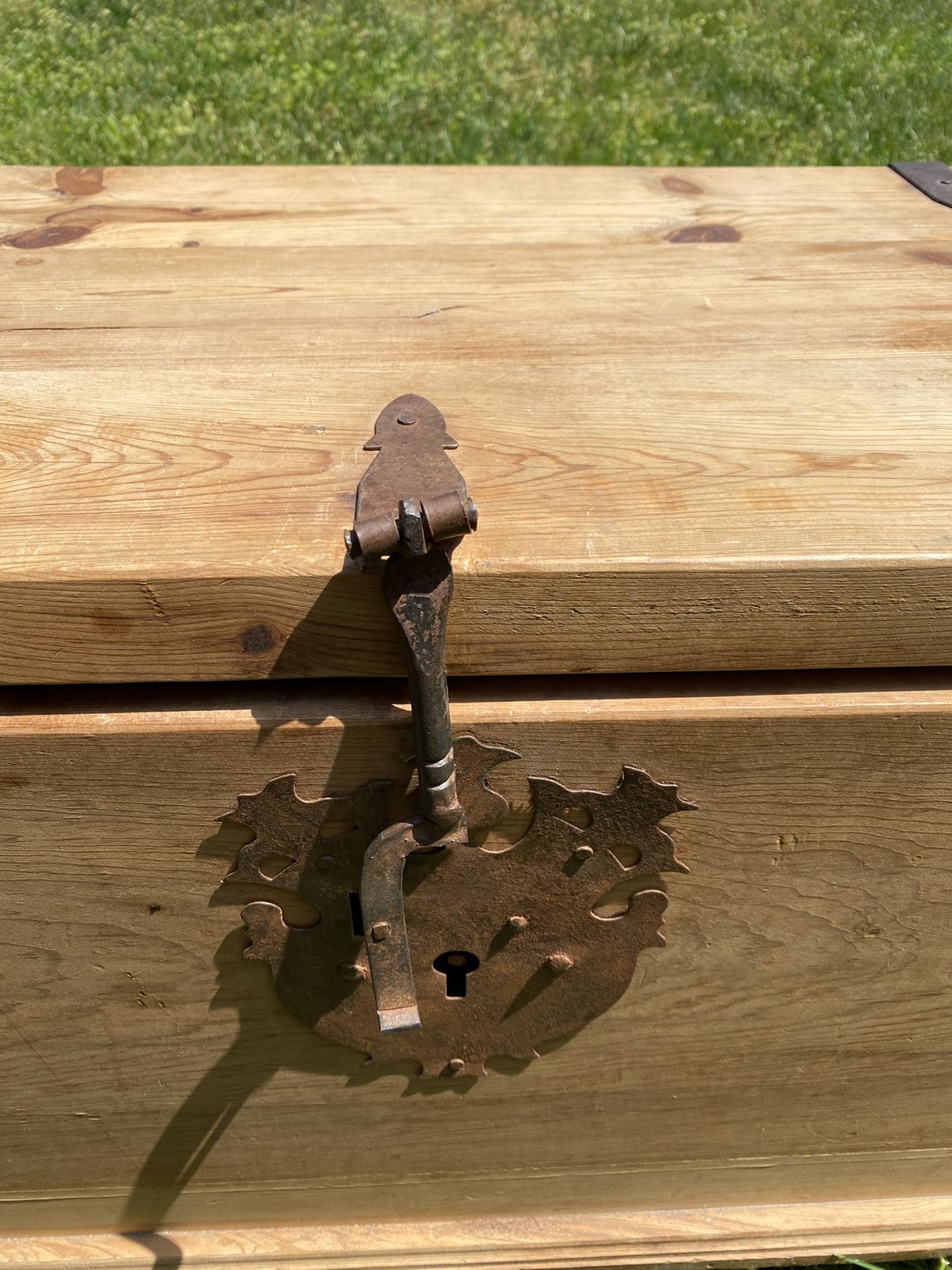 Antique Solid Wood Chest