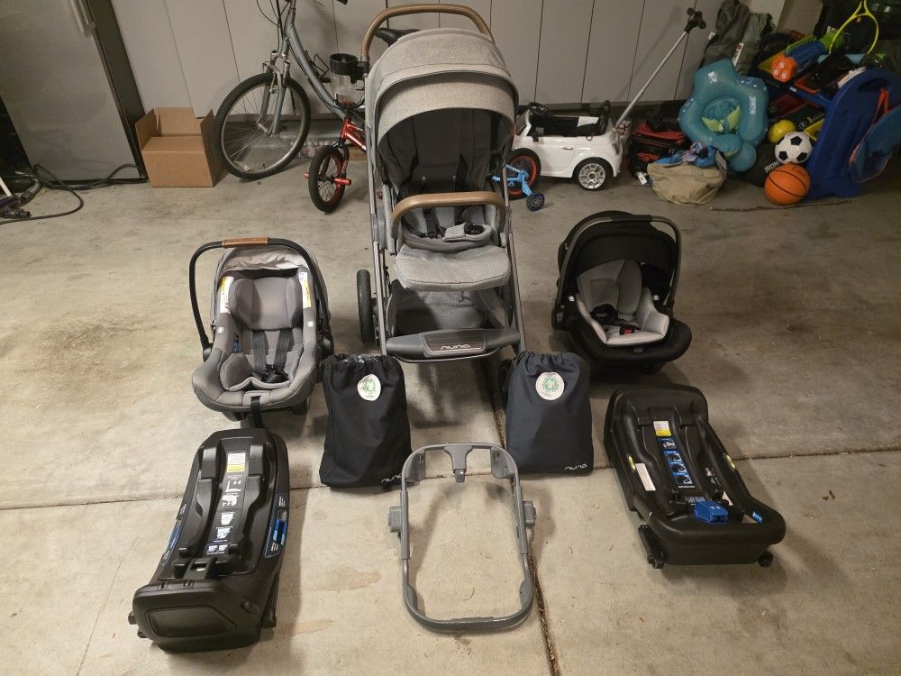 Full Set - Nuna Pipa Lite RX + LX
- Infant Car Seat + Base (x2) &
Mixx Next Stroller Set