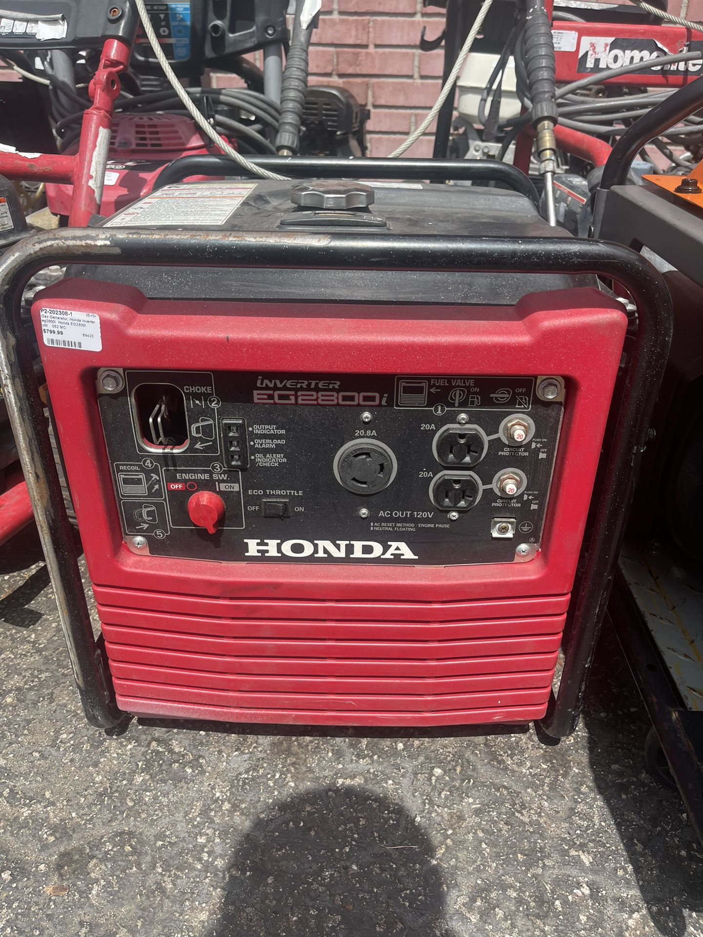 Honda Generator Inverter 2800 