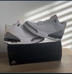 Jordan 3 White Cement 