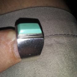 925 Ring.turquoise .size91/2 Or 10