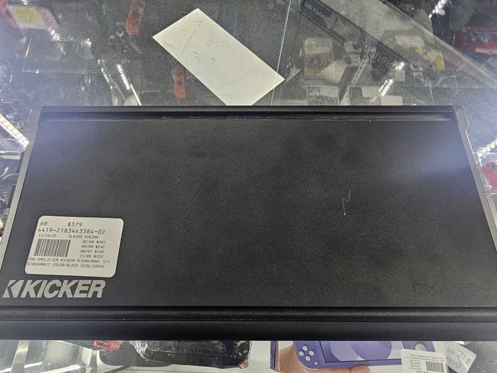Kicker Car Amp. CXA1800.1 ASK FOR RYAN. #4(contact info removed)384-02