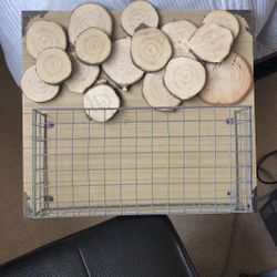 Mail Holder From Real Tree Stub Decor