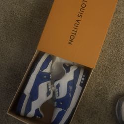 Louis Vuitton Trainer Sneakers (Blue) {Sz.11}
