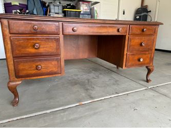 Mahogany office desk