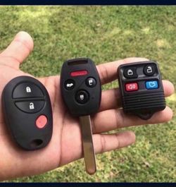 Llaves Keys Fobs Honda Cut And PROGRAMMED TOYOTA HONDA JEEP GM HONDA NISSAN INFINITI