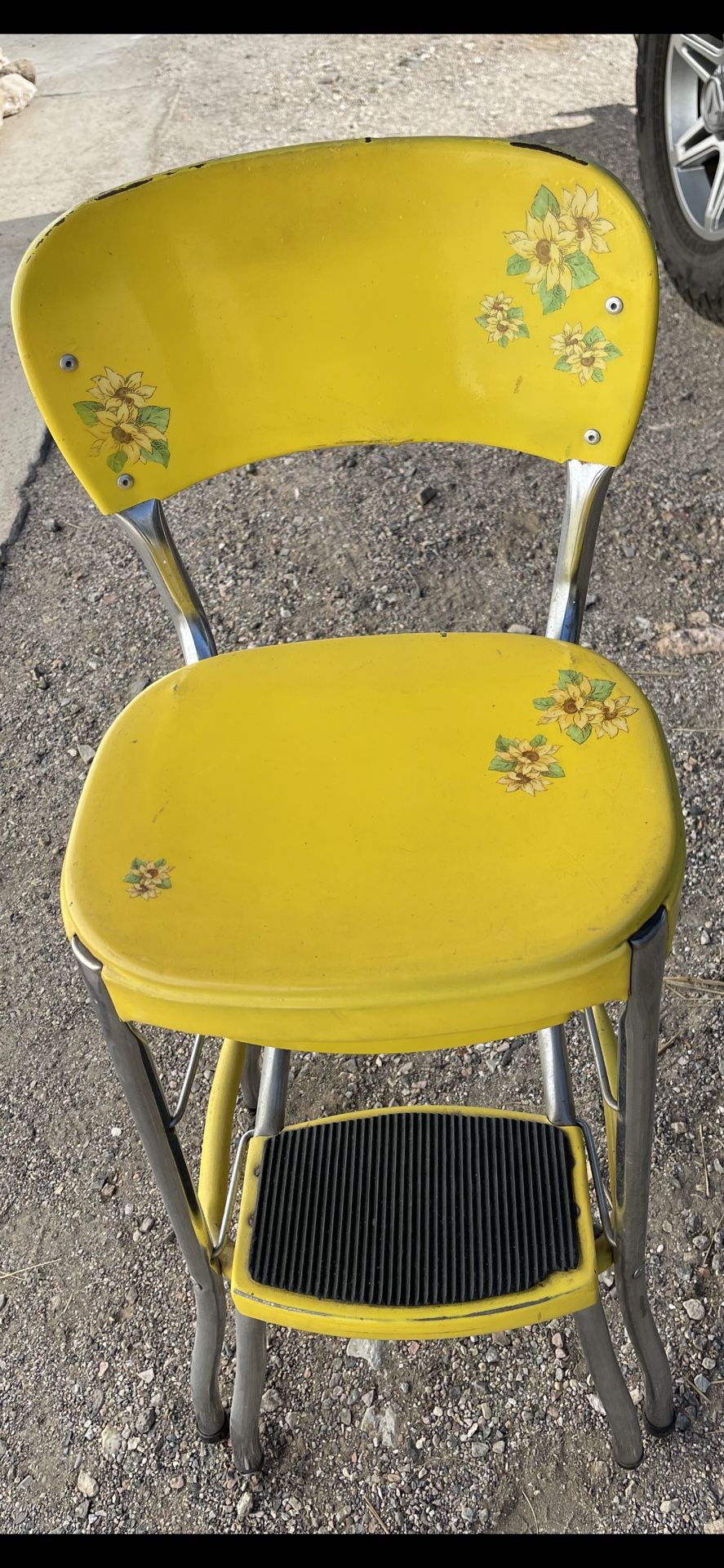 Vintage Chair Step Stool